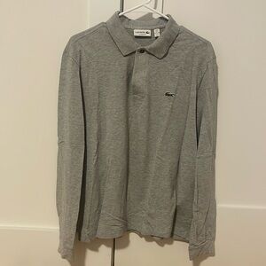 Lacoste Grey Long Sleeve XL
